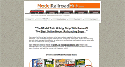 Desktop Screenshot of modelrailroadhub.com