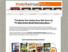 Tablet Screenshot of modelrailroadhub.com